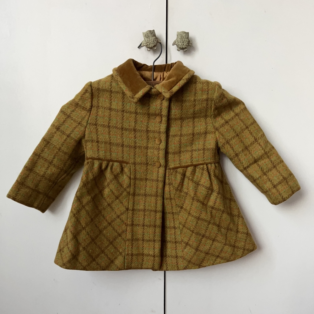 Vintage Girls Wool Coat